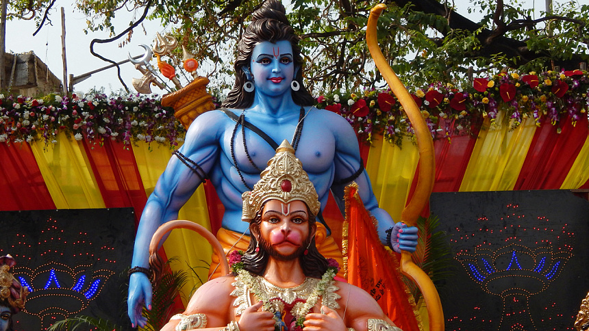 хануман и вишну фото