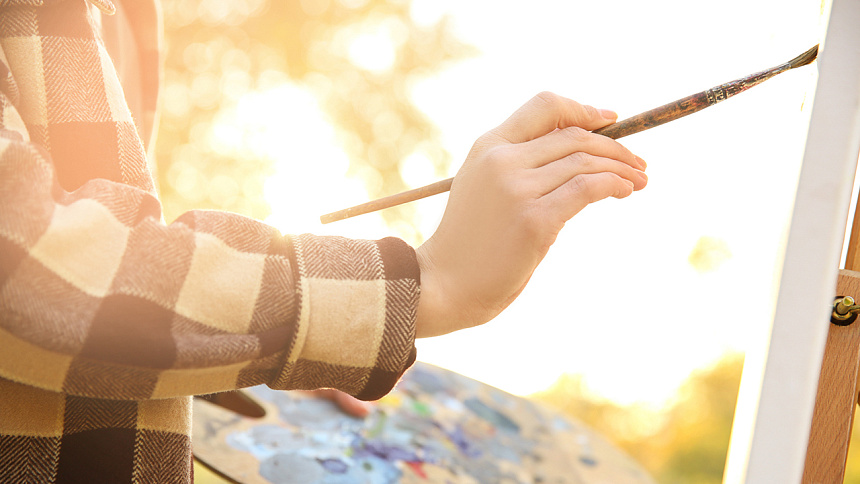 творчество, рисование красками фото