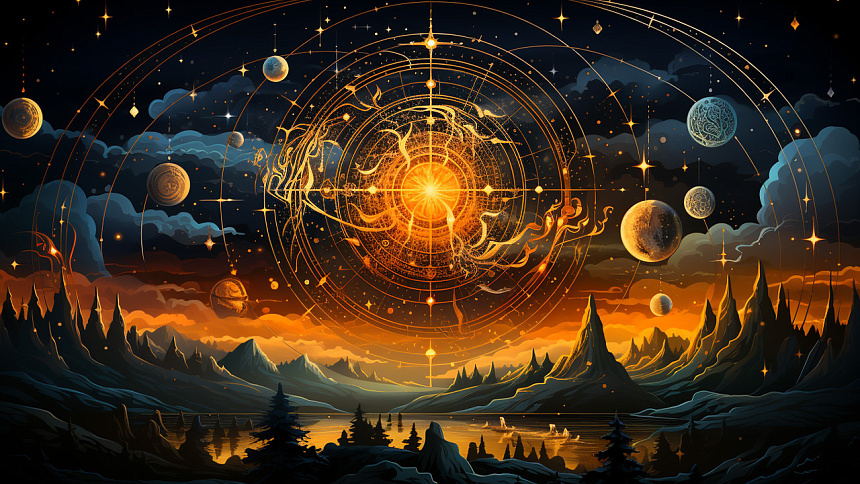 планеты и лес фото