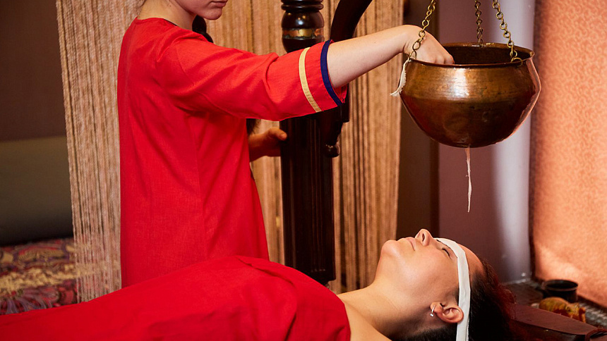 массаж по аюрведее фото