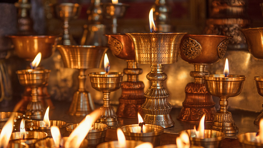 Огонь и свечи фото