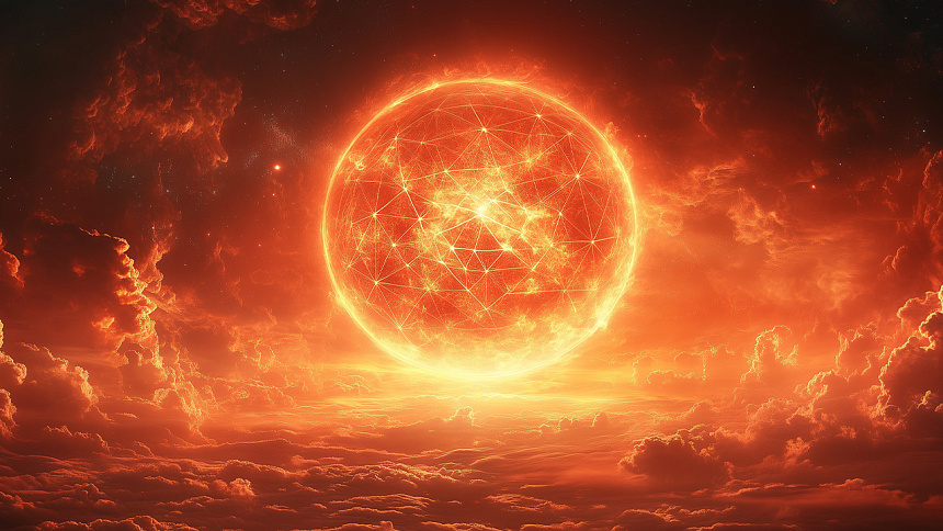 планета и огонь фото