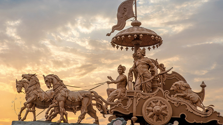 вишну в колеснице фото