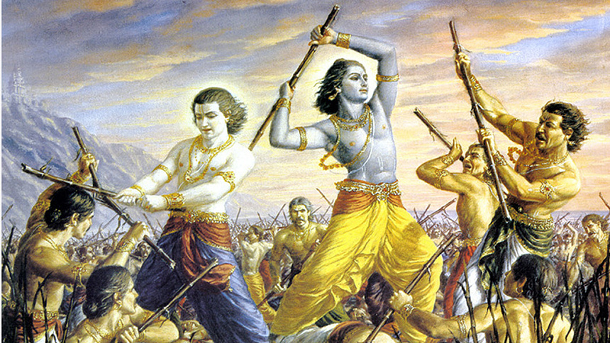 кришна и баларама фото