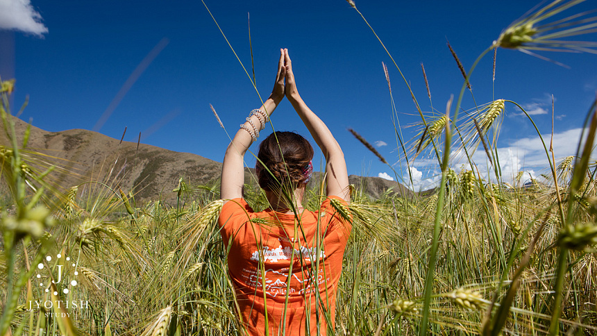 намасте на природе фото