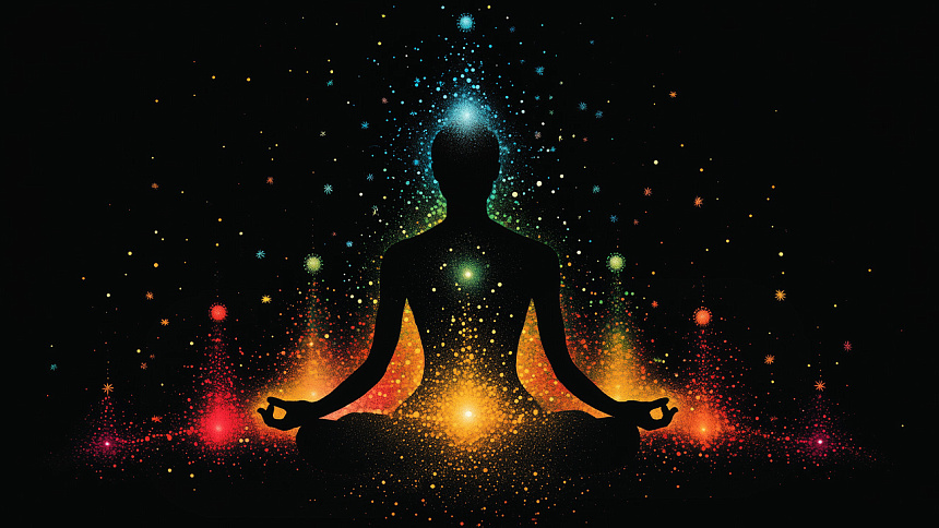 образ девушки и чакры фото