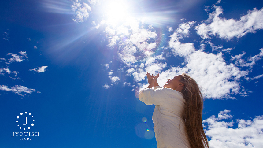 синее небо фото