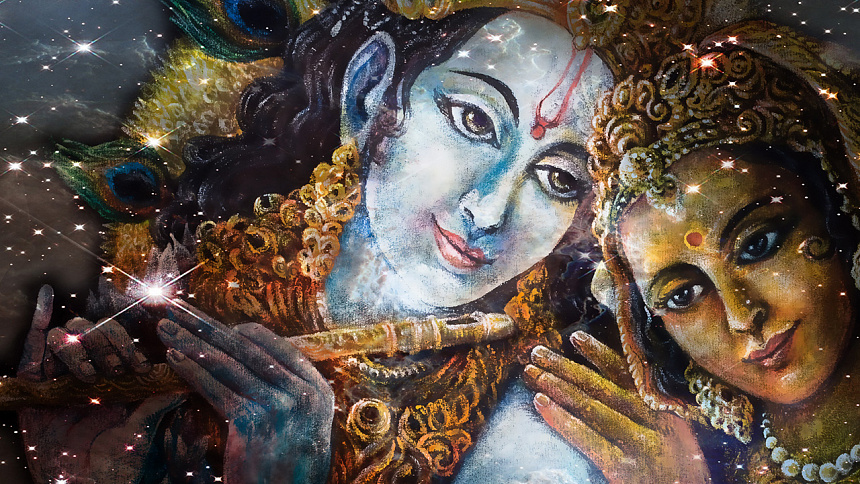 кришна и радха фото