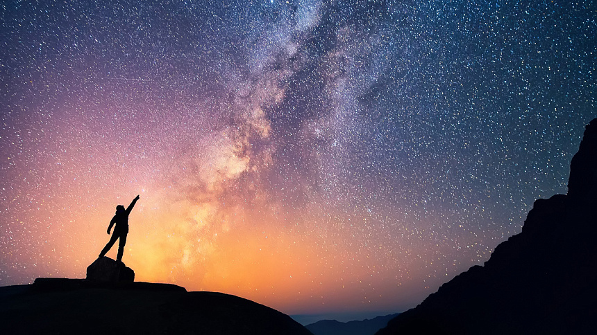 звезды и человек фото