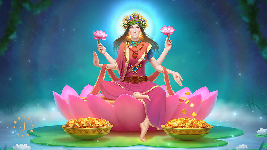богиня лакшми фото