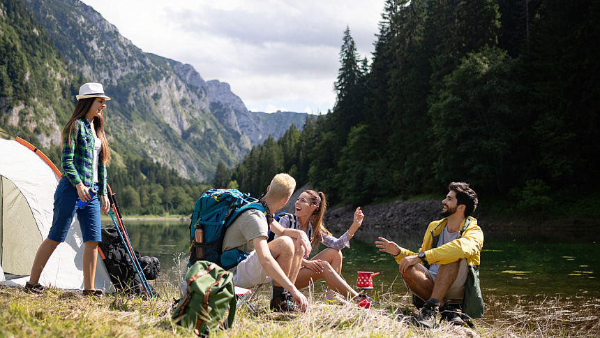 туристы фото