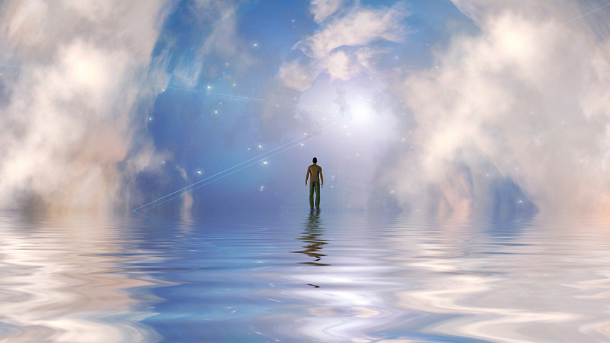 Человек в небе