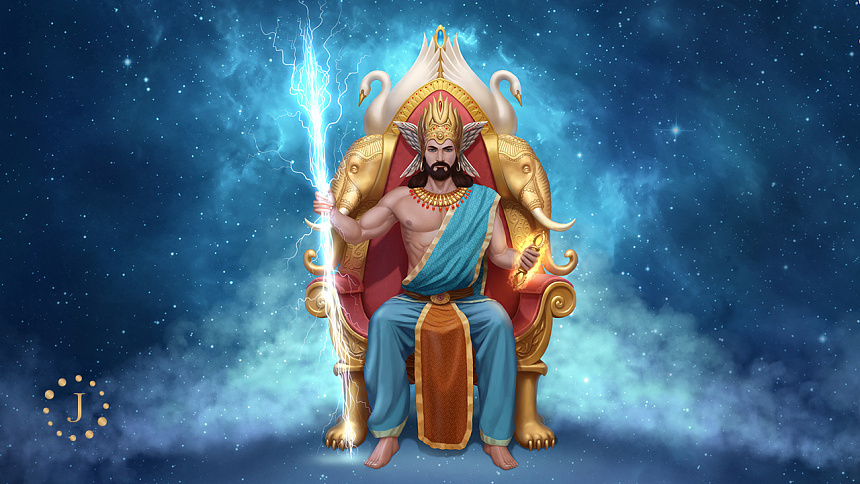 индра на троне фото