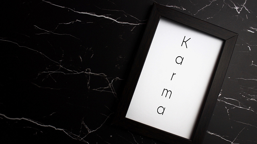 слово карма фото