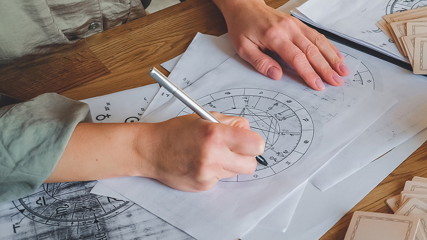 составление натальной карты фото